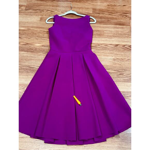 Chiara Boni La Petite Robe Corie V-Neck Fit & Flare  Cocktail dress sz IT 46 - Picture 13 of 16